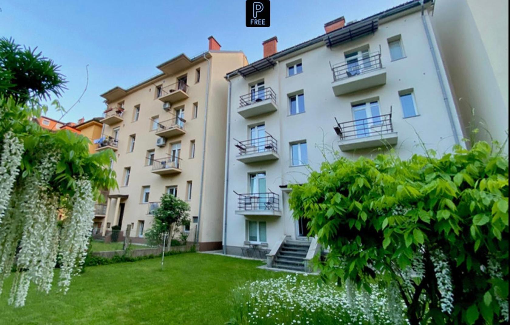 Boennium Apartments Green Oasis Ljubljana Exteriör bild